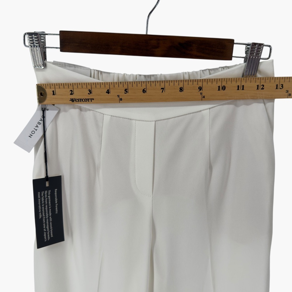 Babaton Atelier White Conan Slim Pants Size 2 - Picture 9 of 11
